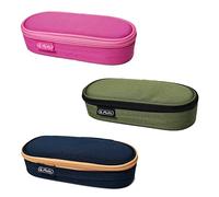 Herlitz Schulmäppchen Einkammer | Reißverschluss | Tasche Etui Organizer Kosmetiktasche Stift Tube Stift Stifte Zubehör | Kinder Jugendliche Robust | Mix, Mix, Jeden Rozmiar, Mix