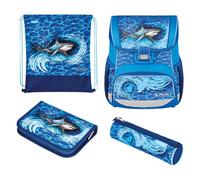 herlitz Schulranzen Loop Plus Blue Shark, 1 Stück