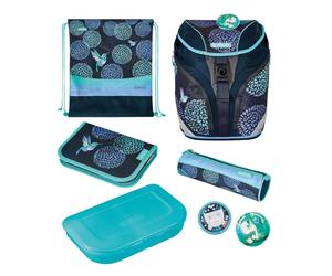 Herlitz Schulranzen-Set 5-tlg. SoftLight plus Bloomy Birds