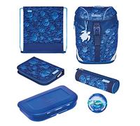 herlitz Schulranzen Set 7-teilig GREENline Deep Sea Recyclingmaterial