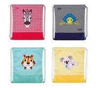 Herlitz® Schulrucksack Bag Cute Animals Jungen Schulranzen Rücktasche | Volumen 16L | Herren Damen Unisex Sport | Für Student Alltag geräumig Haltbar, multicoloured, Rozmiar uniwersalny, Casual