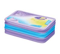 Herlitz Mäppchen 3-Fach mit Zubehör, Kinder Tasche für Schulutensilien, Funktionelles Utensilien Set für Schüler, Little Monster