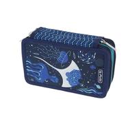 Herlitz Triple-Decker Pencil Case 31-Piece Deep Ocean