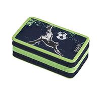 Herlitz Tripledecker Federtasche / Federmappe / Schüleretui / "Fußball"