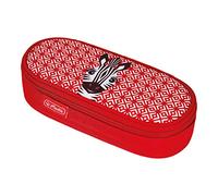 Herlitz Unisex Faulenzer Etui, Blau, Cute Animals Zebra