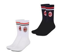 hermet Milan Socken-Set, Unisex, für Erwachsene, weiß/schwarz, 43-46