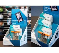 Hermetic Dry Bag Display Medi (6x trans., 6x petrol, 6x orange)