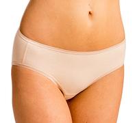 HERMKO 17031 Damen Midi-Slip softweich Dank Modal in vielen Farben, hoher, Farbe:Cream, Größe:44/46 (L)