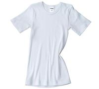 HERMKO 2810 3er Pack Kinder Kurzarm Unterhemd für Mädchen + Jungen aus Bio-Baumwolle, Farbe:weiß, Größe:152