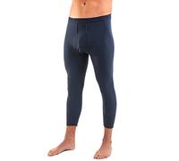 HERMKO 3440 2er Pack Herren 3/4-lange Unterhose (Weitere Farben) Bio-Baumwolle, Größe:D 5 = EU M, Farbe:Marine