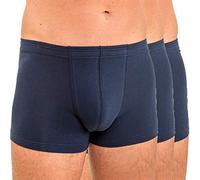 HERMKO 3901 3er Pack Herren Boxershorts Pant aus 100% Bio-Baumwolle, Größe:D 12 = EU 6XL, Farbe:Marine