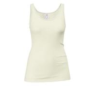 HERMKO 40310 Damen Achselhemd aus Merinowolle/Tencel, Farbe:Natur, Größe:52/54 (XXL)