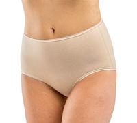 HERMKO 5011 3er Pack Damen Taillenslip aus Baumwolle/Elastan (Maxi-Slip)
