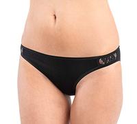 HERMKO 503270 Damen Mini Slip mit schöner seitlicher Spitze, Farbe:Pflaume, Größe:48/50 (XL)