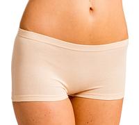 HERMKO 5700 Damen Panty aus anschmiegsamer Baumwolle/Elastan, Farbe:Cream, Größe:36/38 (S)