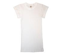 HERMKO 99384930 Korsett-Hemd mit Rundhals-Ausschnitt und Flügelarm, Farbe:weiß, Größe:M