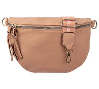 Hernan HB0399 Grossover Tasche mit Reißverschluss pink