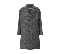 Herno - Mantel mit Fischgrätenmuster - Größe 52 - schwarz