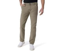 5-Pocket-Jeans HERO BY JOHN MEDOOX "Baxter Denim Relaxed Fit", Herren, Gr. 36, Länge 30, grün (khaki wash), Denim/Jeans, 99% Baumwolle, 1% Elasthan, casual, straight fit lang, Jeans, Relaxed Fit Casua