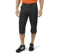 Cargobermudas HERO BY JOHN MEDOOX "Hero by John Medoox Shorts Trekking", Herren, Gr. 38, grau (schwarz asphalt), Sweatware, 100% Baumwolle, gerade kurz, Hosen, Bermuda Casual Funktionsqualität für Her