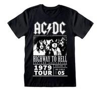 Heroes Inc. AC/DC Highway To Hell 1979 Tour T-Shirt schwarz unisex, M