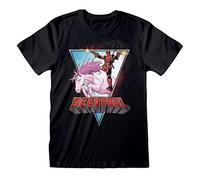 Heroes Inc Deadpool T-Shirt Unicorn Rider Size M Marvel Shirts