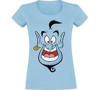 HEROES INC EUROPE B.V. T-Shirt für Mädchen, Aladdin, Genie, Größe S (US)