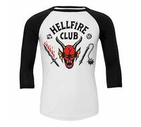 Heroes Inc Herren M328 - Mens Long Sleeves T-Shirt, White,