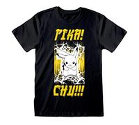 Heroes Inc Pokémon T-Shirt "Electrifying" (schwarz), Schwarz , XXL