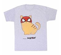Heroes Inc Spider-Man Miles Morales Video Game T-Shirt Meow (XL)