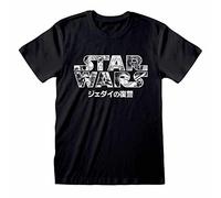 Star Wars - Manga Logo (Unisex) T-Shirt Black-L