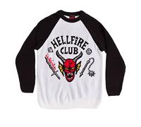 Call Of Duty Pullover Stranger Things - Hellfire Club Weiß 100% Polyacryl Größe L