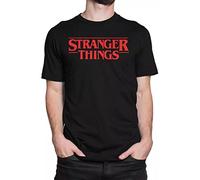 Heroes Inc T-Shirt Stranger Things "Logo", Schwarz, Schwarz , M