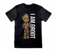 Heroes Official Marvel I Am Groot Portrait Short Sleeve T-shirt Braun XL Mann (Herstellerartikelnummer: IAG03846-TSB-XL)