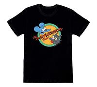 Heroes Inc The Simpsons Herren T-Shirt Itchy and Scratchy schwarz, Schwarz , L
