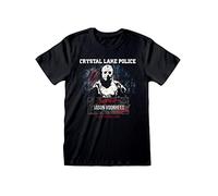 Friday The 13th Mug Shot Männer T-Shirt schwarz XXL 100% Baumwolle Fan-Merch, Filme, Halloween, Horror