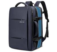 HEROIC KNIGHT Handgepäck Rucksack Herren Super Groß 17.3 Zoll Laptop Rucksack Wasserdicht Anti-Diebstahl 35 L Business Backpack mit USB-Anschluss Reiserucksack für Flugzeug,Arbeit,Uni,Schule-Blau