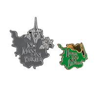 Herr der Ringe Ansteck-Pin Doppelpack No Man can Kill Me & I Am No Man! 7 cm