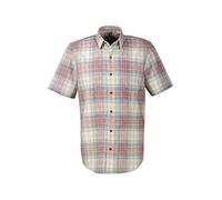 Herren 1/2 Hemd mit Karo-Design, Regular FIT (Normale Passform), (331 Earth RED) Größe XL