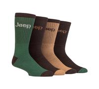 Herren 4er Pack Recycelte Baumwoll-Stiefelsocken | Dicke Strick-Fullschaum-Socken EU 39 - 45