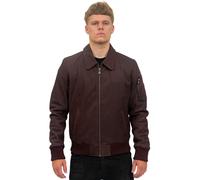 Herren A2 Rindsleder-Bomberjacke-Oslo XS