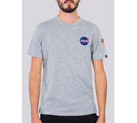 Herren Alpha Industries Space Shuttle T-Shirt in Grau 2XL