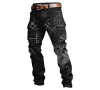 Herren Anzughose Schwarz Cargohose Thermohosen Denim Fleece Hosengrößen Wanderhosen Wide Carrot Schlabberhose Pflege Löcher Maul Abnehmbaren Jeansoptik Northern Atmungsaktive Hoher Sitzt Alpin