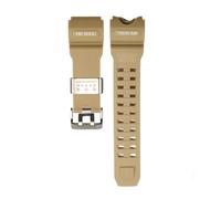 Herren-Armband aus Kunstharz mit Dornschließe aus Edelstahl, passend for Casio GWG-1000(Khaki S 8)