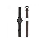 Herren Armbanduhr Brown Leather Strap 44mm