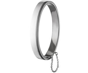 Herren Armreif Armband 925 Sterling Silber Herrenarmreif mit Sicherheitskette