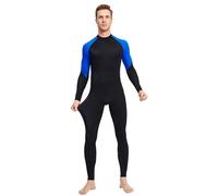Herren Badeanzug Lang Jumpsuit Schwimmanzug Schnorchelanzug Badehosen Schutzkleidung Männer Stretch Ganzkörper Neoprenanzug Lang Ganzkörper Tauchanzug Elastische Slim Fit Gym Shorts
