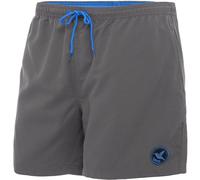 Ladeheid Badehose Herren Bequeme Badeshorts Lang mit Seitentaschen und Schnürchen, Badeshorts Herren mit Netzfütterung - Perfekt für Sommer, Strand und Schwimmbad - LA40-128 (Grau, 4XL)