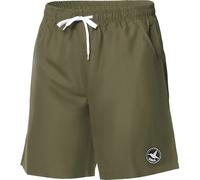 Ladeheid Badehose Herren, Bequeme Lange Badeshorts mit Breitem Gummibund, Kordelzug und Taschen, Schwimmhose Boardshorts - LA40-129 (Dunkelgrün, M)