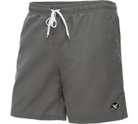 Ladeheid Badehose Herren, Bequeme Lange Badeshorts mit Breitem Gummibund, Kordelzug und Taschen, Schwimmhose Boardshorts - LA40-129 (Grau, 5XL)